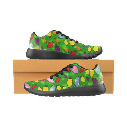 Christmas Bulb Popart by Nico Bielow Men’s Running Shoes (Model 020)