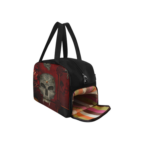 Skull with celtic knot Fitness Handbag (Model 1671)