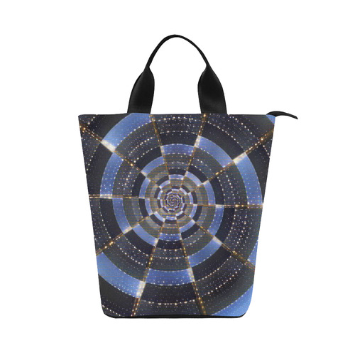 Midnight Crazy Dart Nylon Lunch Tote Bag (Model 1670)