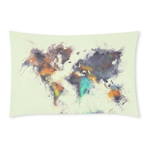 world map #world #map 3-Piece Bedding Set