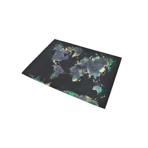 world map #map #worldmap Area Rug 5'x3'3''