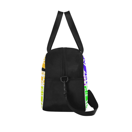 Colorful stripes Fitness Handbag (Model 1671)