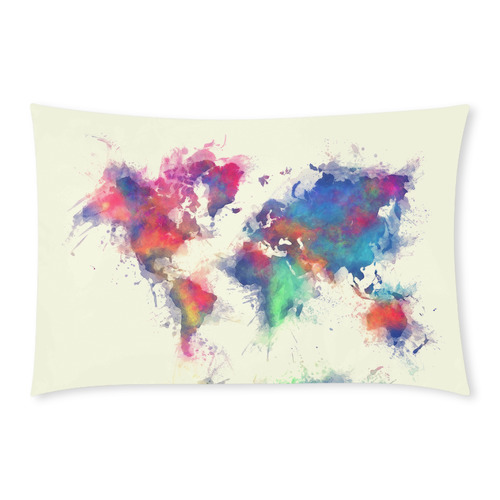 world map #map #worldmap 3-Piece Bedding Set