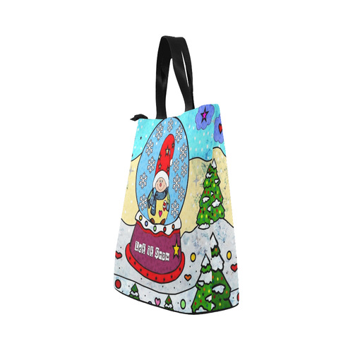 Let it Snow by Nico Bielow Nylon Lunch Tote Bag (Model 1670)