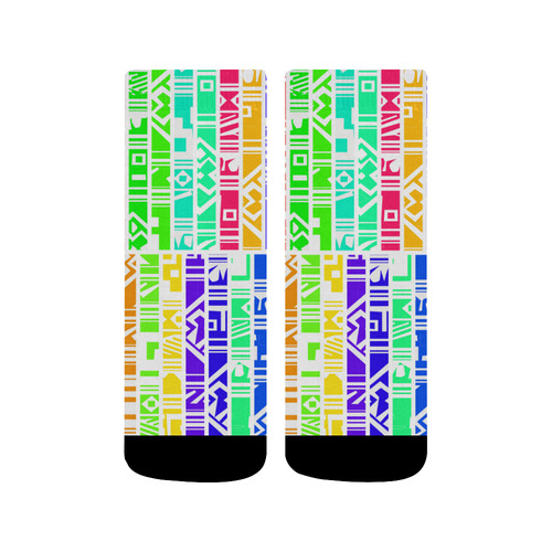 Colorful stripes Quarter Socks