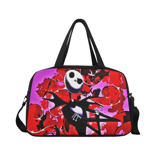 psychedelic Christmas nightmare Fitness Handbag (Model 1671)