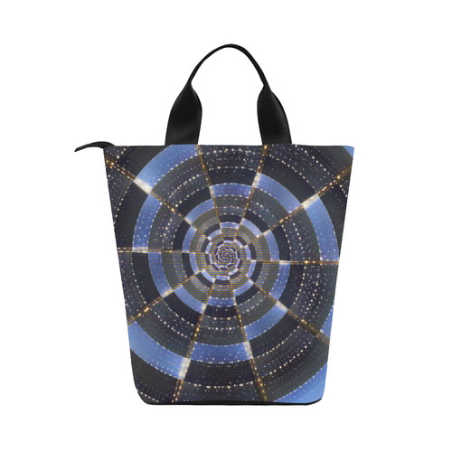 Midnight Crazy Dart Nylon Lunch Tote Bag (Model 1670)