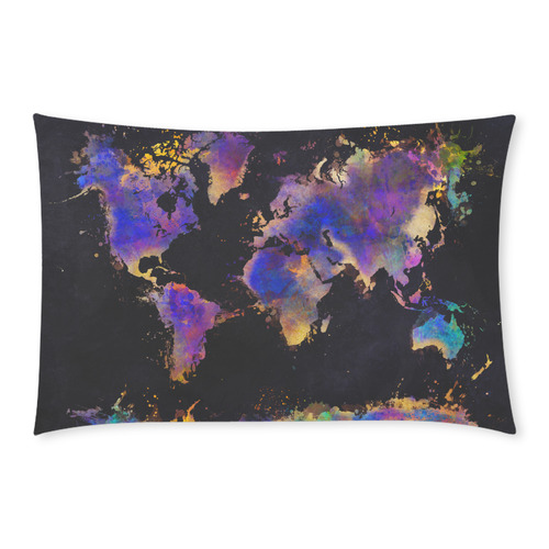 world map #map #worldmap 3-Piece Bedding Set