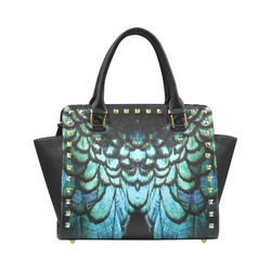 peacock Rivet Shoulder Handbag (Model 1645)