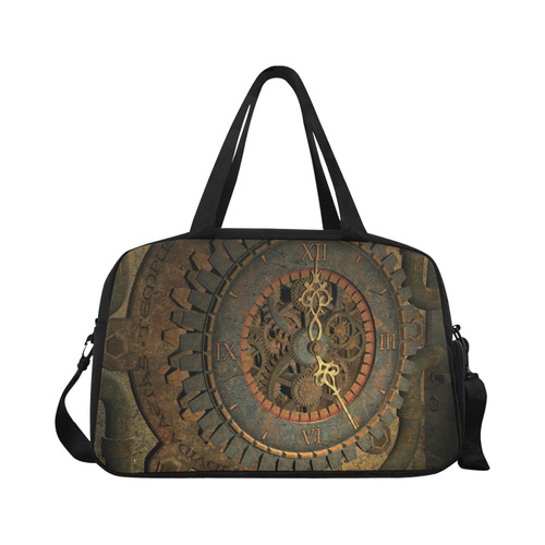 Steampunk, clockwork Fitness Handbag (Model 1671)