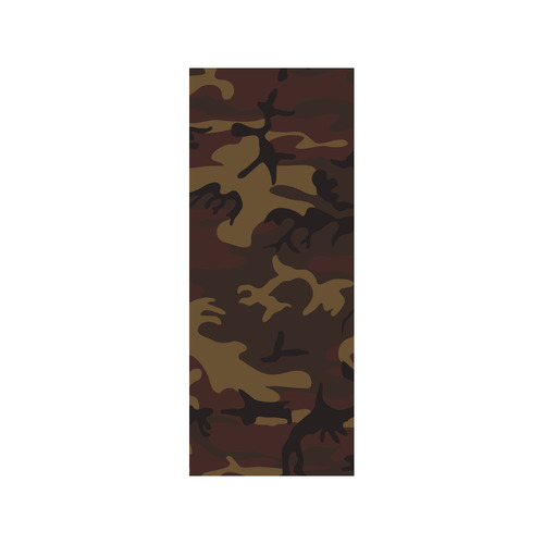 Camo Dark Brown Quarter Socks