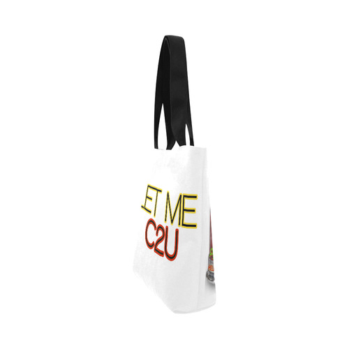 LET ME C2U Canvas Tote Bag (Model 1657)