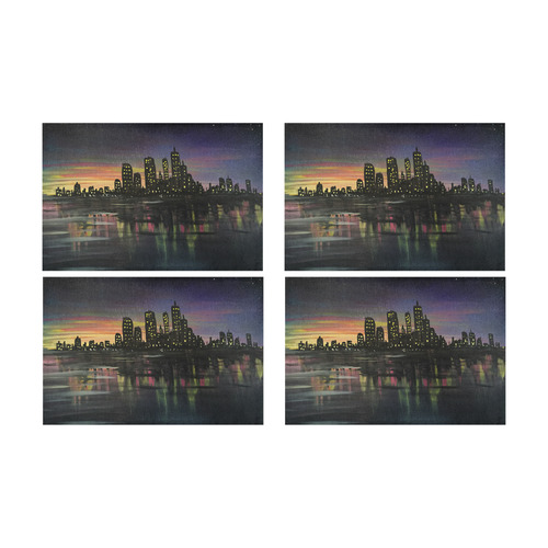 City Lights Placemat 12’’ x 18’’ (Four Pieces)
