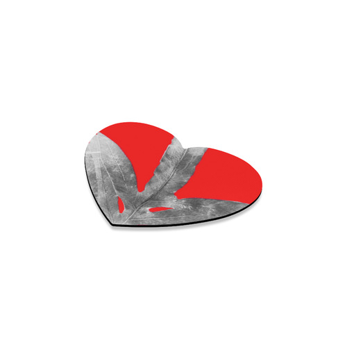 pink nature inverted red Heart Coaster