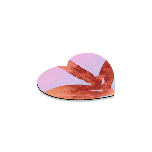 pink nature red pantone Heart Coaster