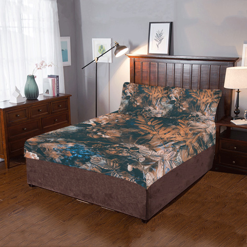 flowers 3-Piece Bedding Set