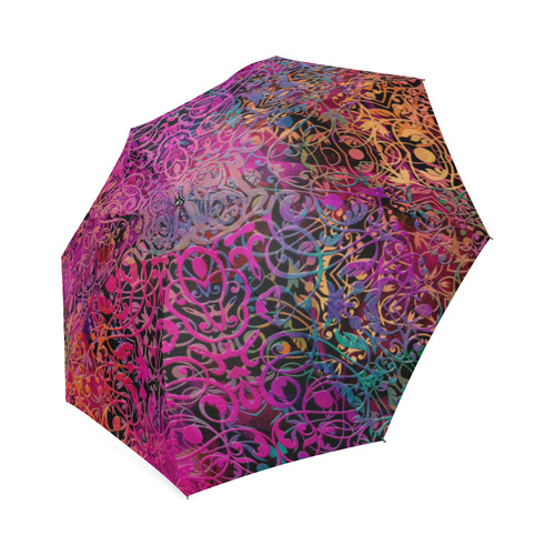 mandala magic art Foldable Umbrella (Model U01)