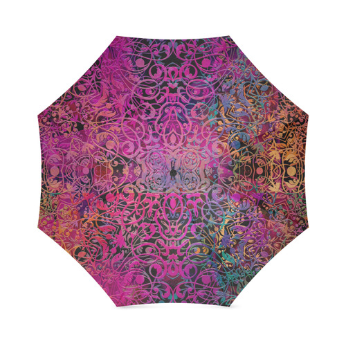 mandala magic art Foldable Umbrella (Model U01)