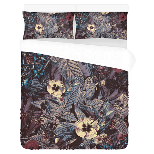 flowers 9 3-Piece Bedding Set