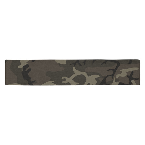 Camo Grey Table Runner 14x72 inch