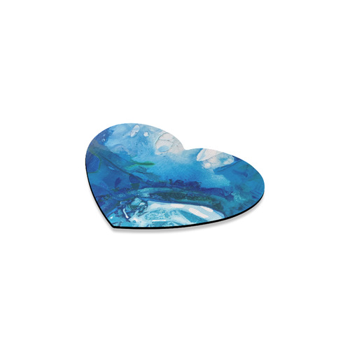 Environmental Blue Heart Coaster