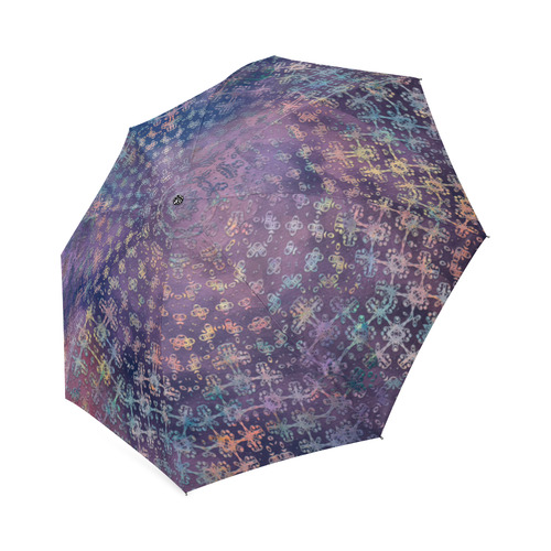 mandala magic art Foldable Umbrella (Model U01)