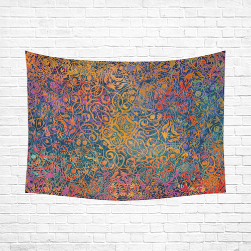 mandala magic art Cotton Linen Wall Tapestry 80"x 60"