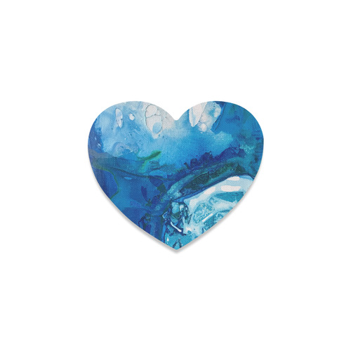 Environmental Blue Heart Coaster