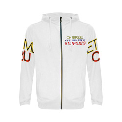 Logo_yellow All Over Print Full Zip Hoodie for Men (Model H14)