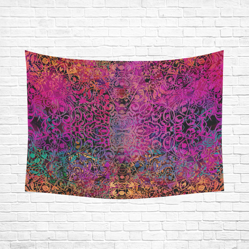 mandala magic art Cotton Linen Wall Tapestry 80"x 60"