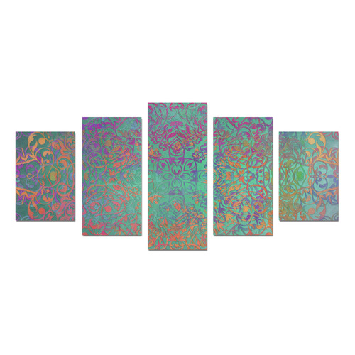 mandala magic art Canvas Print Sets D (No Frame)