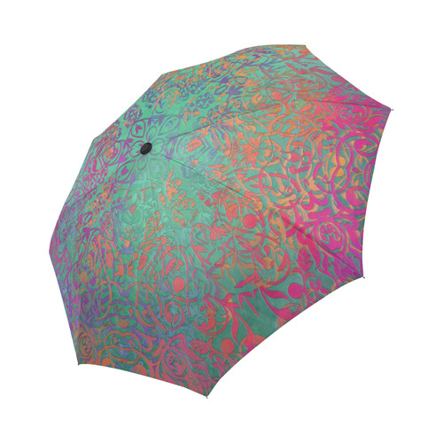 mandala magic art Auto-Foldable Umbrella (Model U04)