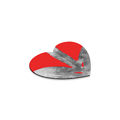 pink nature inverted red Heart Coaster