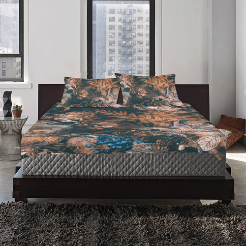 flowers 3-Piece Bedding Set