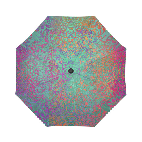 mandala magic art Auto-Foldable Umbrella (Model U04)