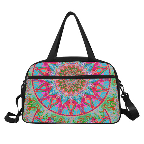 boho mandala pink Fitness Handbag (Model 1671)