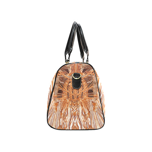 Crazy zebra 2 - 5-brown New Waterproof Travel Bag/Large (Model 1639)