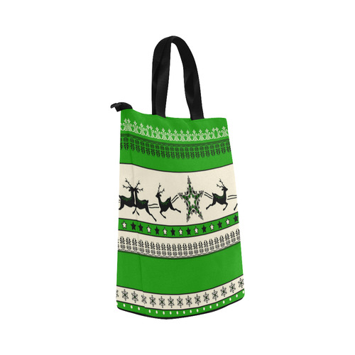 Christmas Ornaments Pattern II Nylon Lunch Tote Bag (Model 1670)