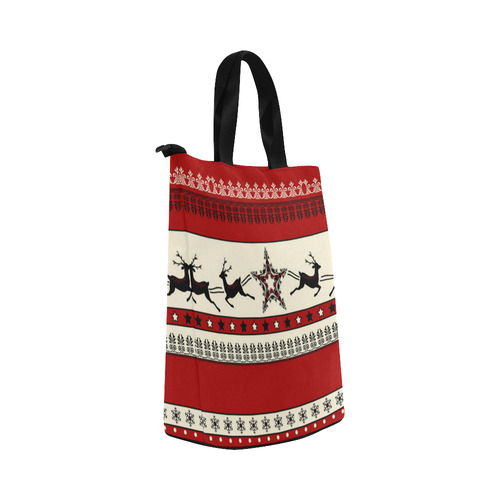 Christmas Ornaments Pattern I Nylon Lunch Tote Bag (Model 1670)