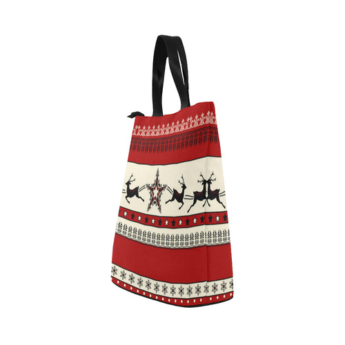 Christmas Ornaments Pattern I Nylon Lunch Tote Bag (Model 1670)