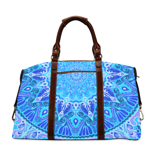 boho mandala blue blue Classic Travel Bag (Model 1643) Remake