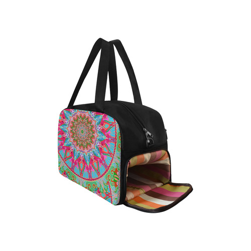 boho mandala pink Fitness Handbag (Model 1671)