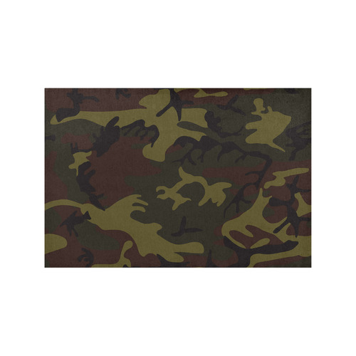 Camo Green Brown Placemat 12’’ x 18’’ (Four Pieces)