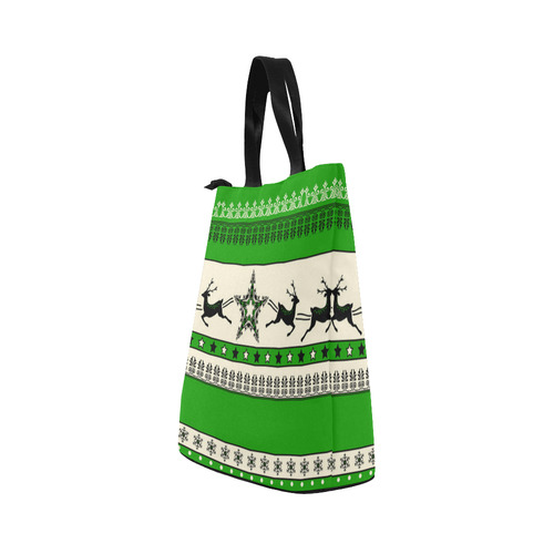 Christmas Ornaments Pattern II Nylon Lunch Tote Bag (Model 1670)