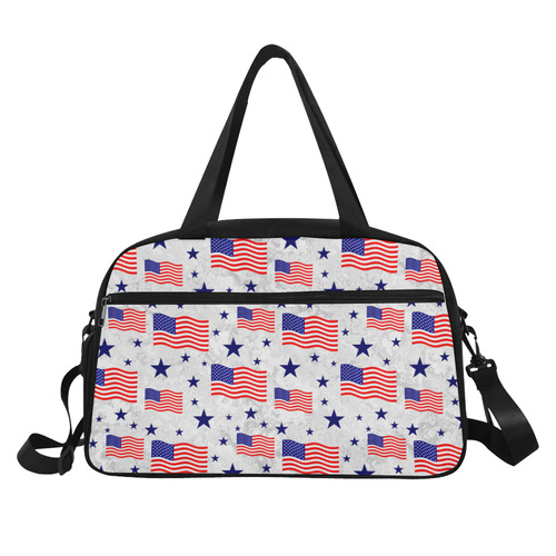 Flag Of The USA Pattern Fitness Handbag (Model 1671)