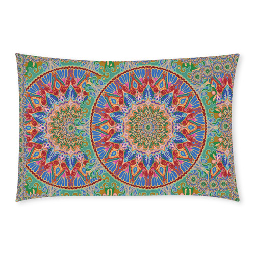 boho mandala green 3-Piece Bedding Set