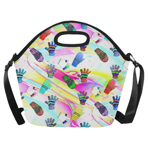 Lost Mittens Neoprene Lunch Bag/Large (Model 1669)