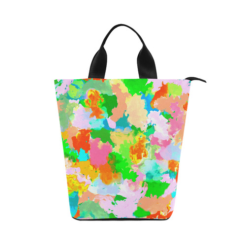 Summer Sun Splash Nylon Lunch Tote Bag (Model 1670)