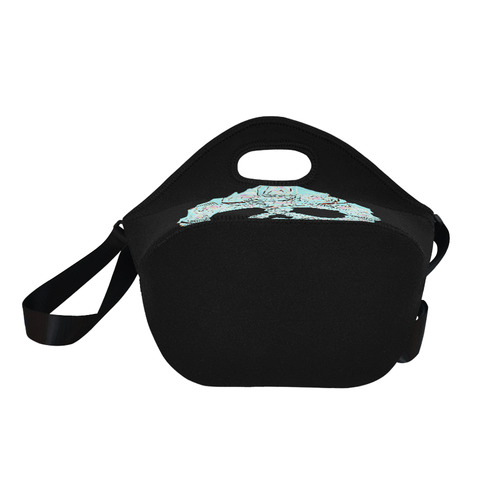 skull Neoprene Lunch Bag/Large (Model 1669)