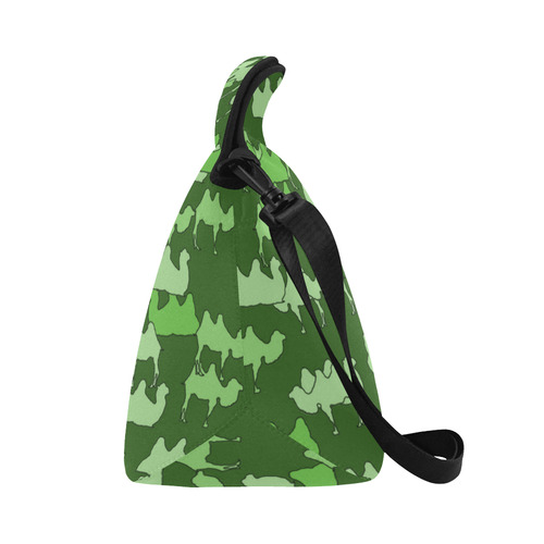 camelflage green Neoprene Lunch Bag/Large (Model 1669)